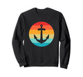 Ship Anchor Silhouette Sunset 80S Sweatshirt - Novelty Apparel for Adults - T-Shirt, Sweatshirt, Hoodie