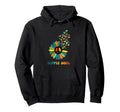 Boho Heart Daisy Peace Sign Love Hippie Hoodie - Novelty Apparel Men Women - T-Shirt, Sweatshirt, Hoodie