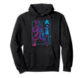 Futuristic Japanese Vaporwave Bushido Hoodie - Novelty Apparel for Adults - T-Shirt, Sweatshirt, Hoodie