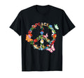 Peace And Love Flower Butterfly T-Shirt - Novelty Apparel Unisex - T-Shirt, Sweatshirt, Hoodie