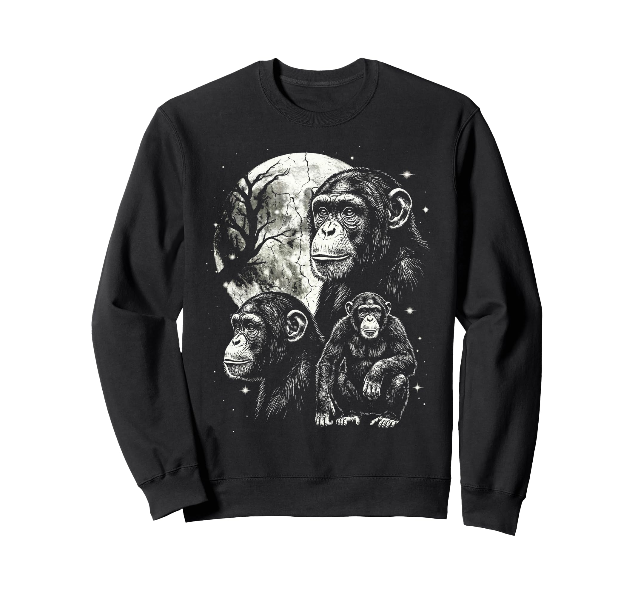 Chimpanzee 90S Aesthetic Y2K Sweatshirt - Minimalist Print Men Women - T-Shirt, Sweatshirt, Hoodie