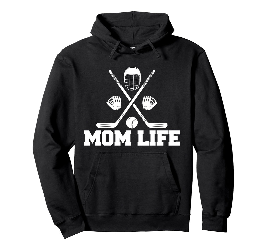 Mommy Family Fan Proud Ice Hockey Hoodie - Fun Novelty Design Men Women - T-Shirt, Sweatshirt, Hoodie