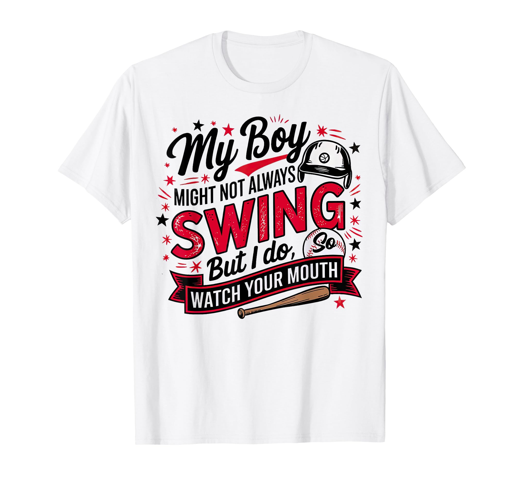 My Might Not Always Swing But I Do T-Shirt - Minimalist Print Unisex - T-Shirt, Sweatshirt, Hoodie