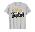 Gold Bulldogs Baseball Mom Game Day T-Shirt - Streetwear Style Unisex - T-Shirt, Sweatshirt, Hoodie