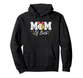 Softball Baseball Mom Both Bow Coquet Hoodie - Trendy Graphic Men Women - T-Shirt, Sweatshirt, Hoodie