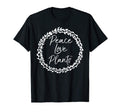 Vegan Flower Circle Vegetarian Gift T-Shirt - Graphic Print Men Women - T-Shirt, Sweatshirt, Hoodie