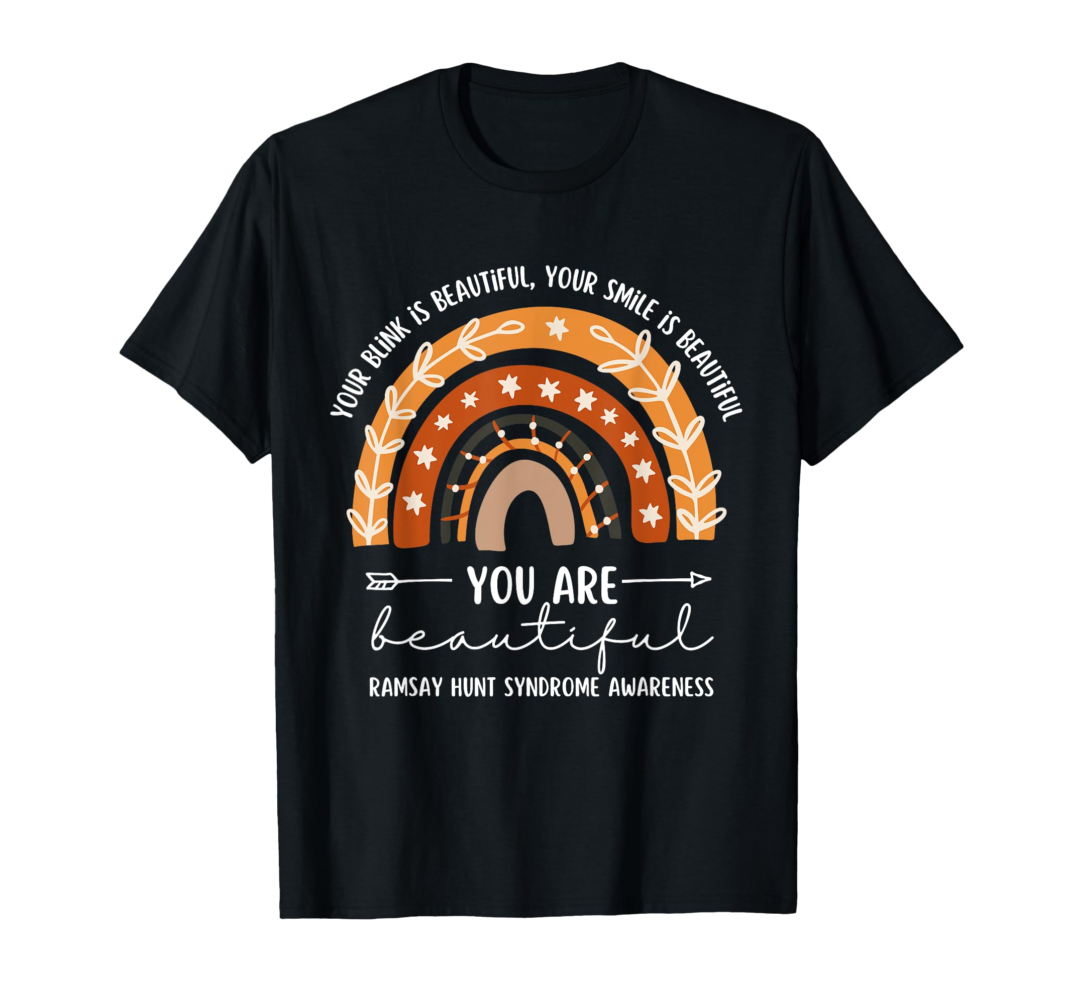 Ramsay Hunt Syndrome Awareness Boho T-Shirt - Novelty Apparel Unisex - T-Shirt, Sweatshirt, Hoodie