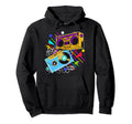 80S 90S Music Aesthetic Boombox Hoodie - Fun Novelty Design Unisex - T-Shirt, Sweatshirt, Hoodie