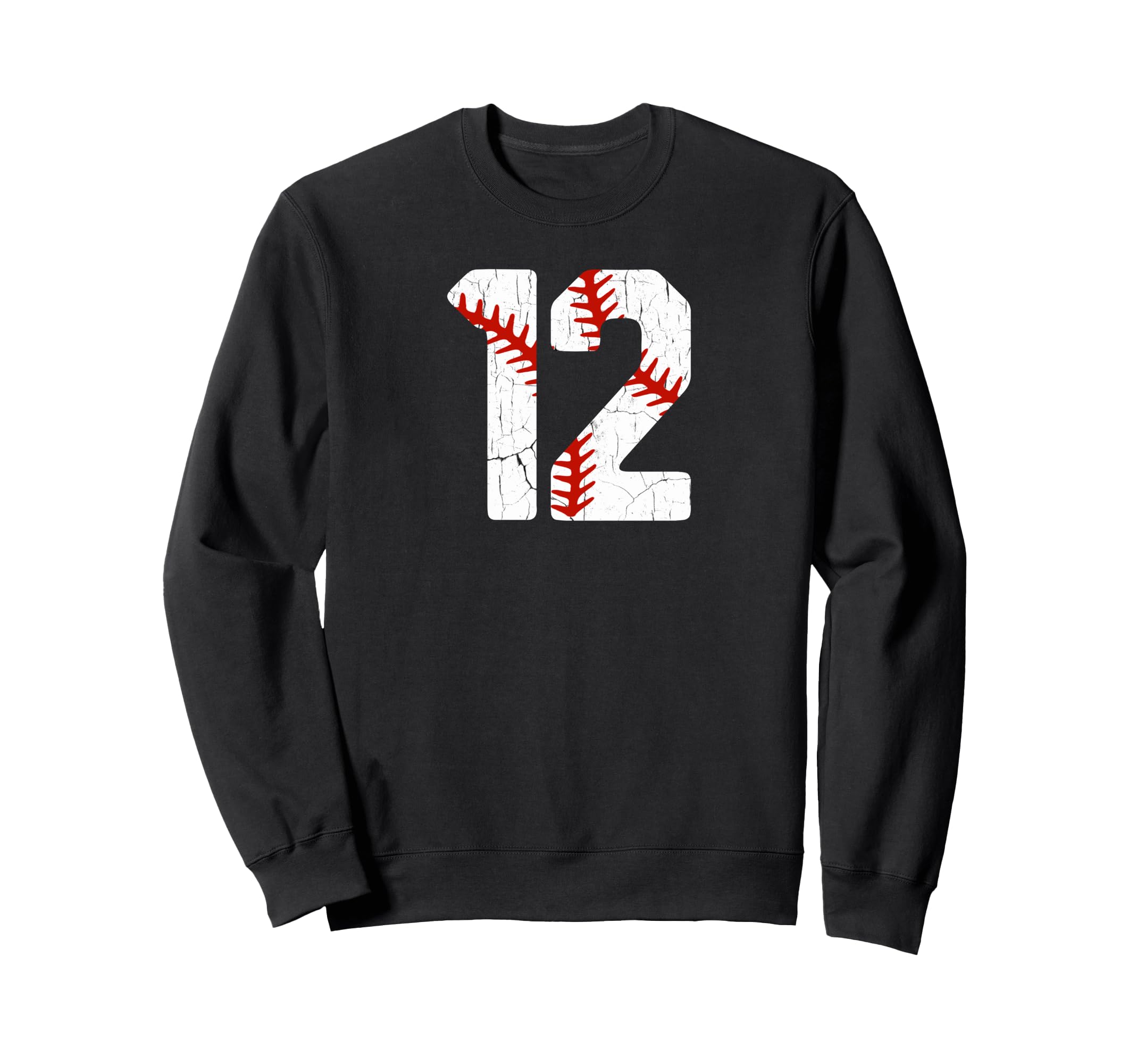 Baseball Player Jersey Number 12 12 Sweatshirt - Aesthetic Graphic Unisex - T-Shirt, Sweatshirt, Hoodie