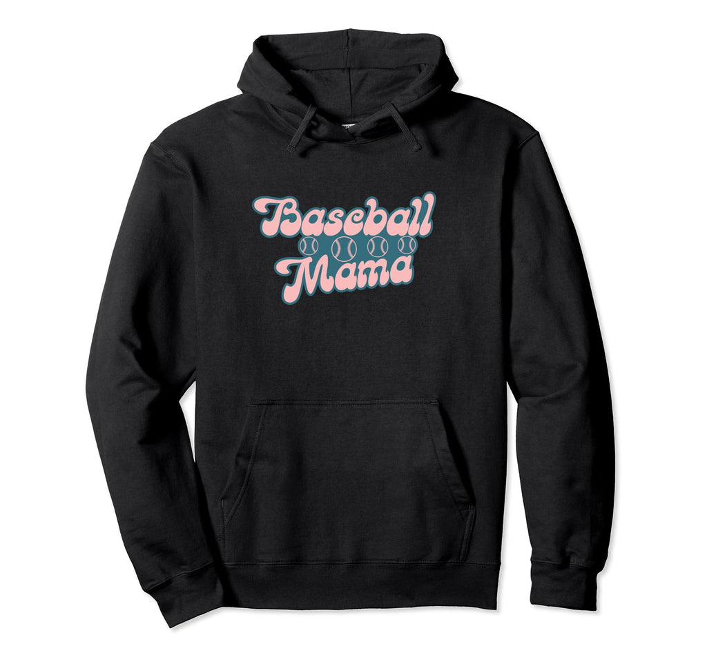 Baseball Mama Baseball Hoodie - Minimalist Print Unisex - T-Shirt, Sweatshirt, Hoodie