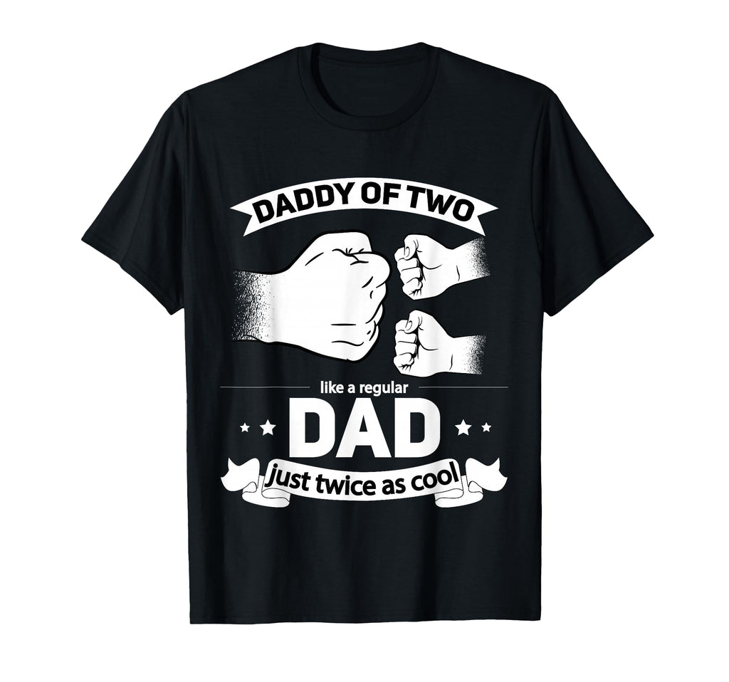 Dad Squared Fathers Day Dad Two Daddy 2 T-Shirt - Unique Graphic for Adults - T-Shirt, Sweatshirt, Hoodie
