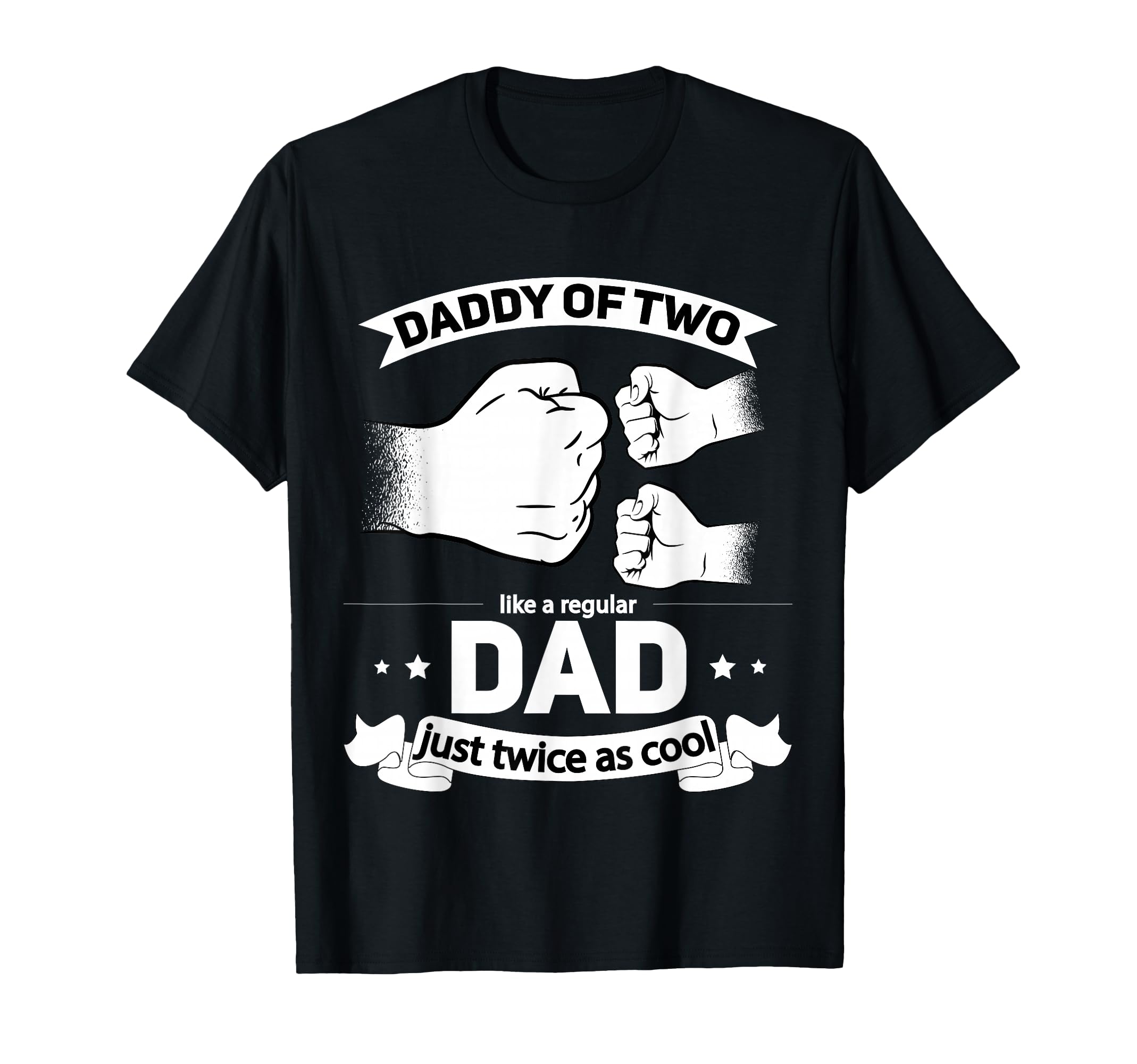 Dad Squared Fathers Day Dad Two Daddy 2 T-Shirt - Unique Graphic for Adults - T-Shirt, Sweatshirt, Hoodie