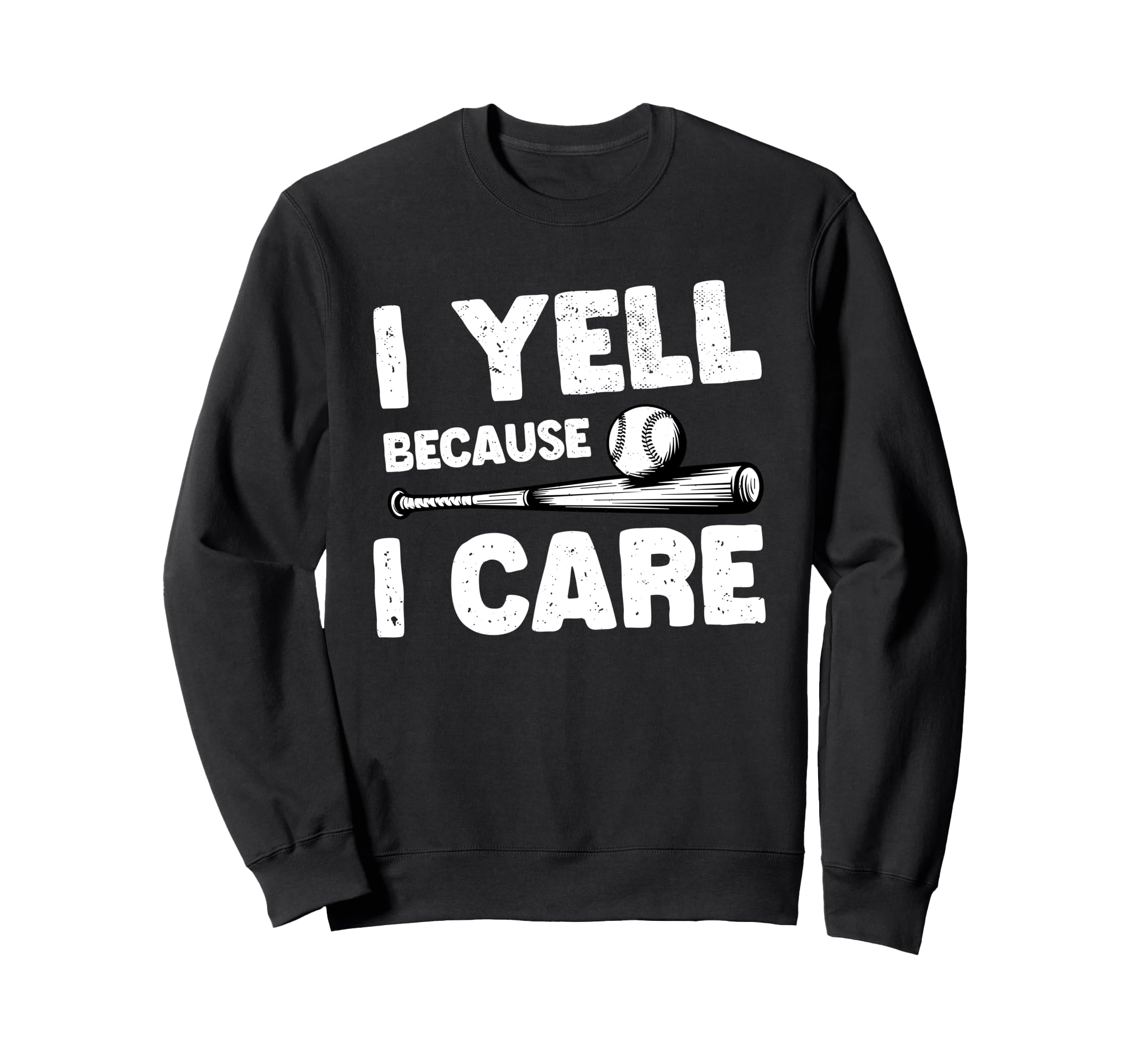 Fathers Day Baseball Dad Parent Sweatshirt - Casual Everyday Wear Men Women - T-Shirt, Sweatshirt, Hoodie