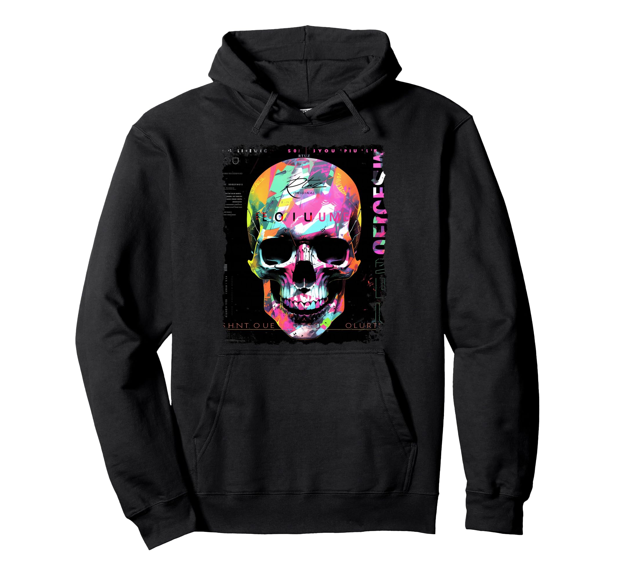 Aesthetic Streetwear Skull Hoodie - Trendy Graphic Unisex - T-Shirt, Sweatshirt, Hoodie