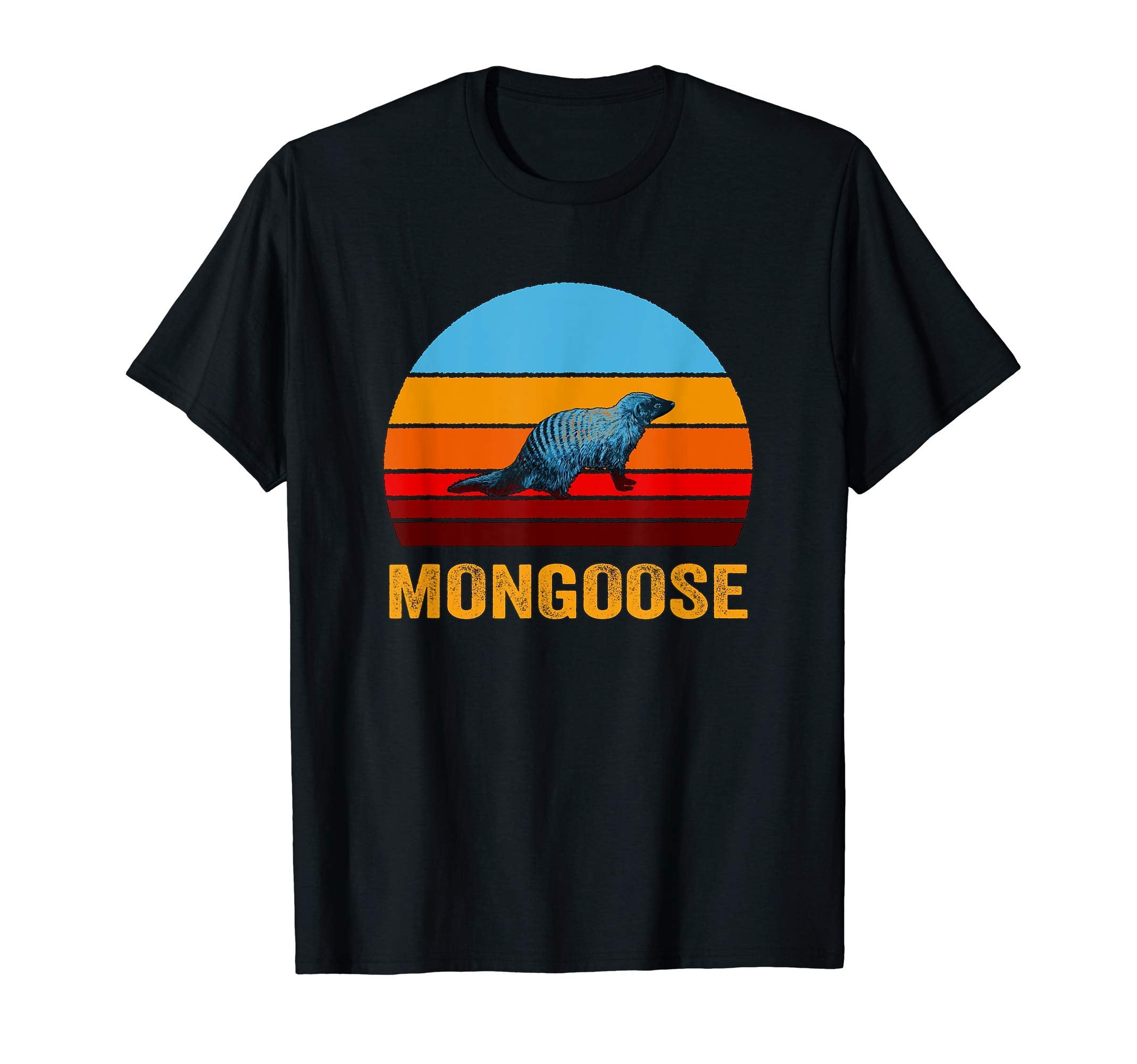 Sunset Mongoose T-Shirt - Minimalist Print Unisex - T-Shirt, Sweatshirt, Hoodie