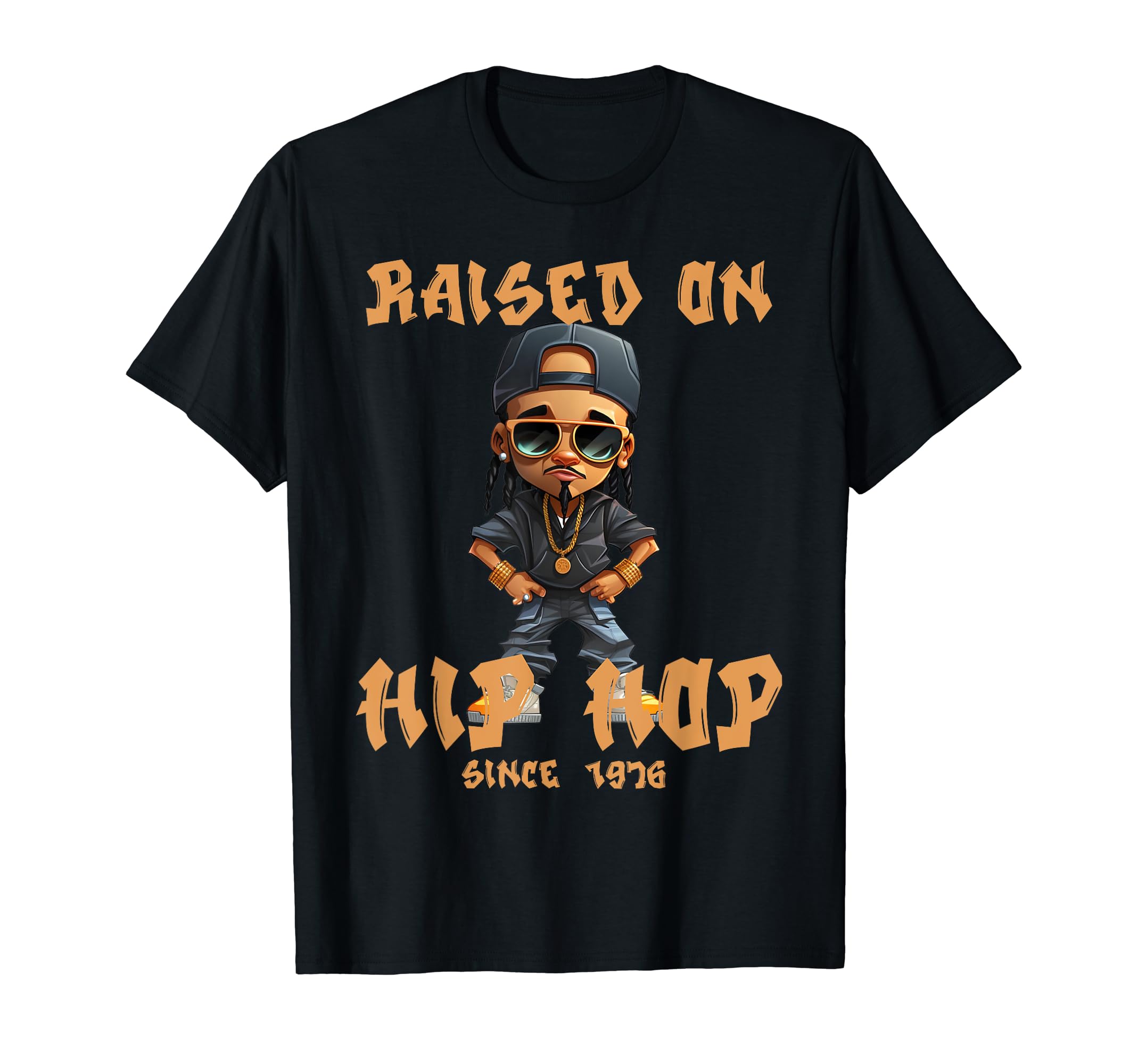 Raised Hip Hop Music Old School T-Shirt - Minimalist Print Men Women - T-Shirt, Sweatshirt, Hoodie