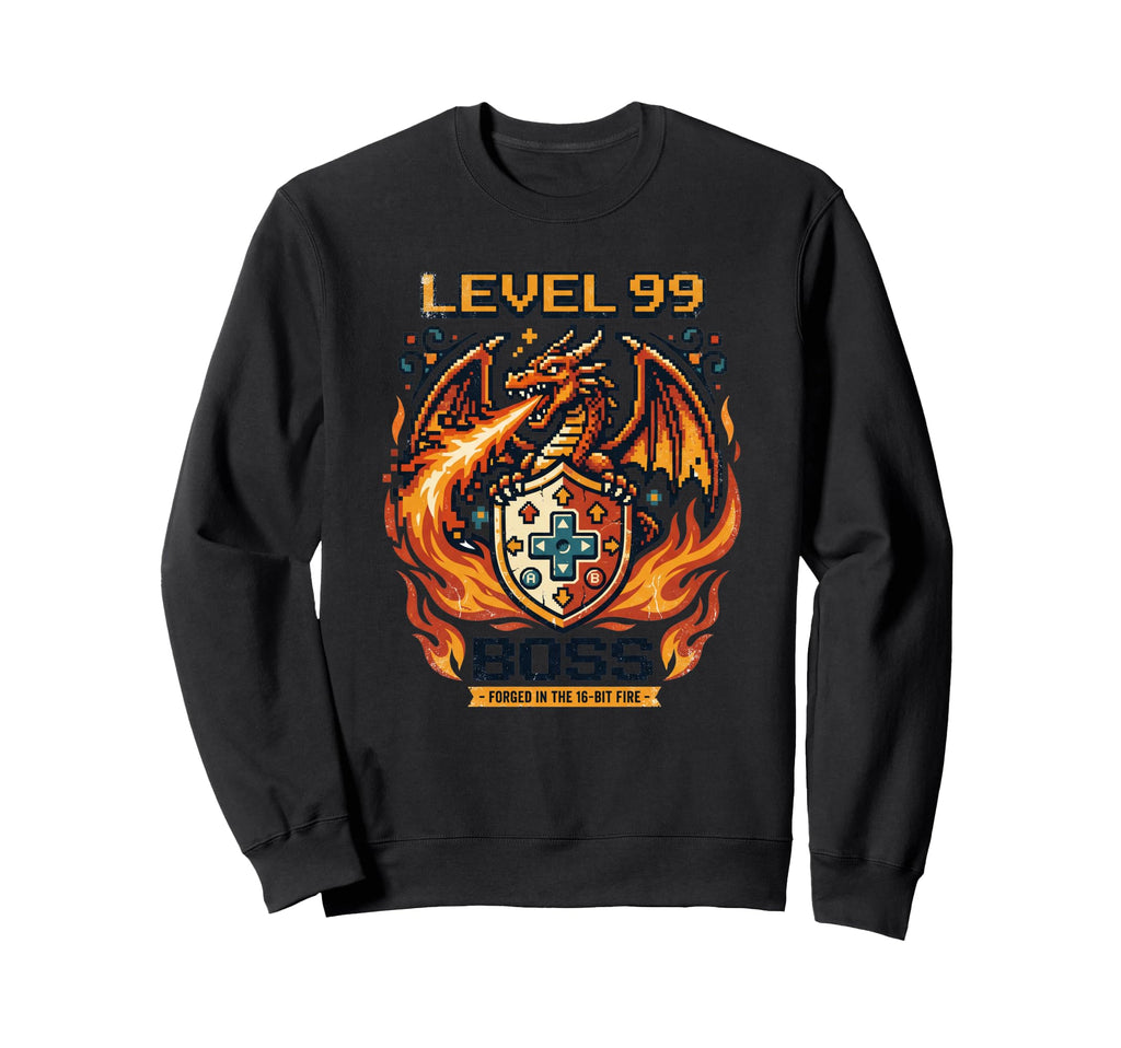 Video Game Gaming Arcade 80S Dragon Sweatshirt - Streetwear Style Unisex - T-Shirt, Sweatshirt, Hoodie