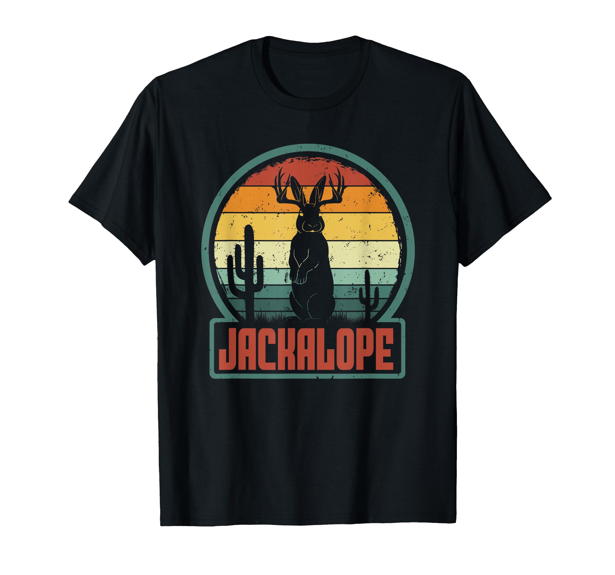 Jackalope Sunset Funny Desert Cryptid T-Shirt - Streetwear Style Unisex - T-Shirt, Sweatshirt, Hoodie