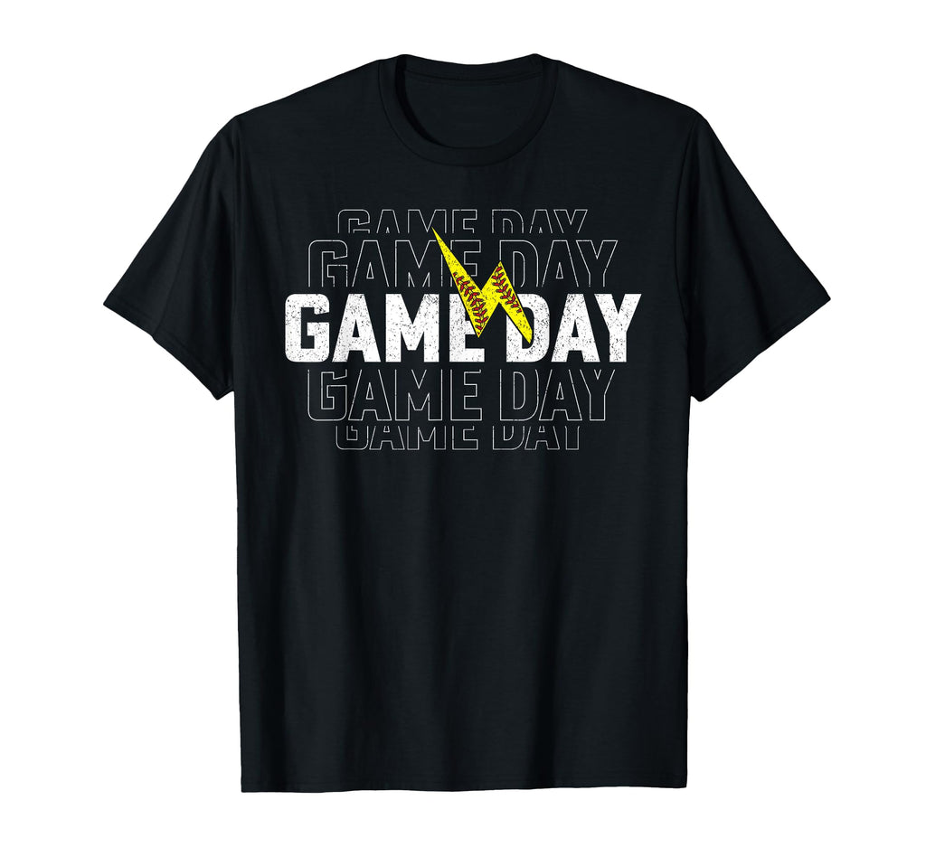 Softball Game Day Mom Softball Mom Life T-Shirt - Graphic Print Men Women - T-Shirt, Sweatshirt, Hoodie