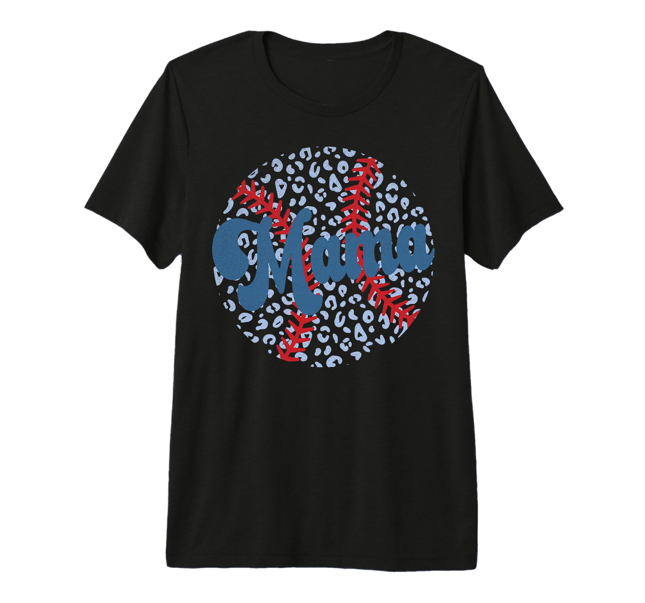 Baseball Mama Tri Blend T-Shirt - Fun Novelty Design Unisex - T-Shirt, Sweatshirt, Hoodie