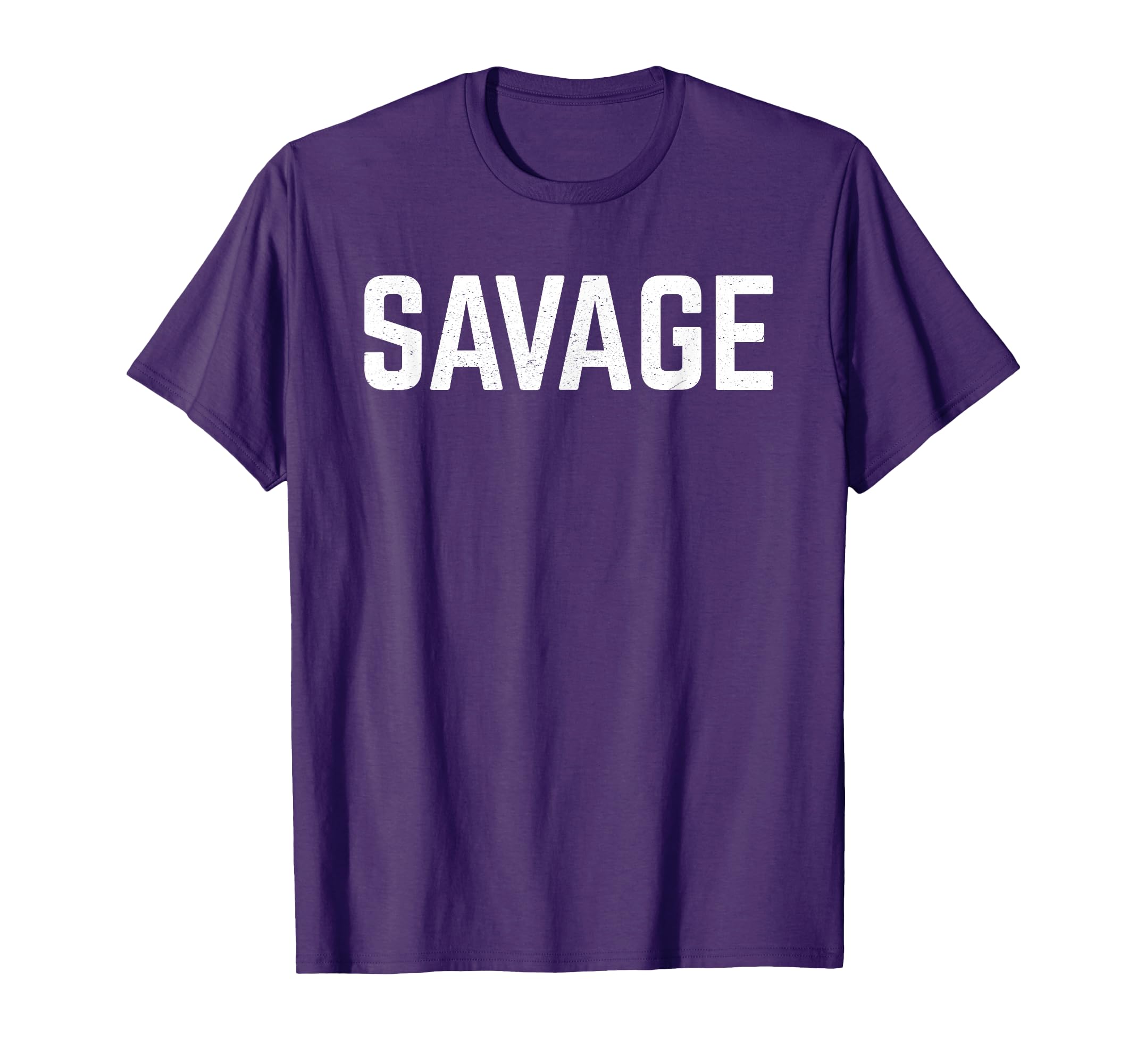 Savage Savage Distressed Savage T-Shirt - Aesthetic Graphic for Adults - T-Shirt, Sweatshirt, Hoodie