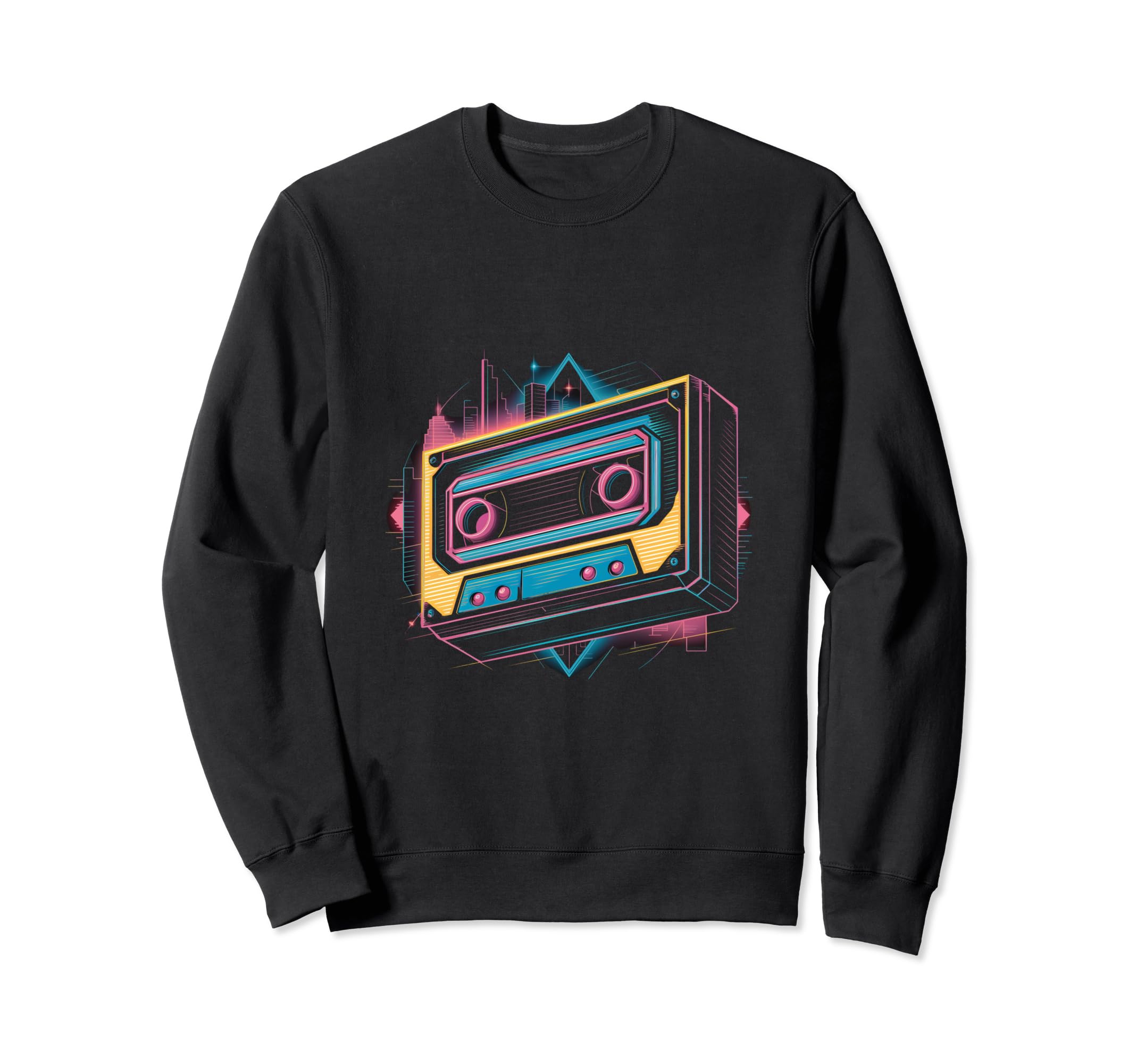Cassette Tape Sweatshirt - Unique Graphic for Adults - T-Shirt, Sweatshirt, Hoodie