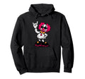 Clown Rock Hand Sign Punk Comic Mascot Hoodie - Unique Graphic for Adults - T-Shirt, Sweatshirt, Hoodie