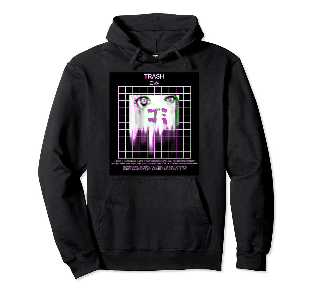 Vaporwave Aesthetic Anime Manga Japanese Hoodie - Aesthetic Graphic Unisex - T-Shirt, Sweatshirt, Hoodie