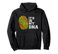 Softball Its My Dna Fingerprint Catcher Hoodie - Unique Graphic for Adults - T-Shirt, Sweatshirt, Hoodie