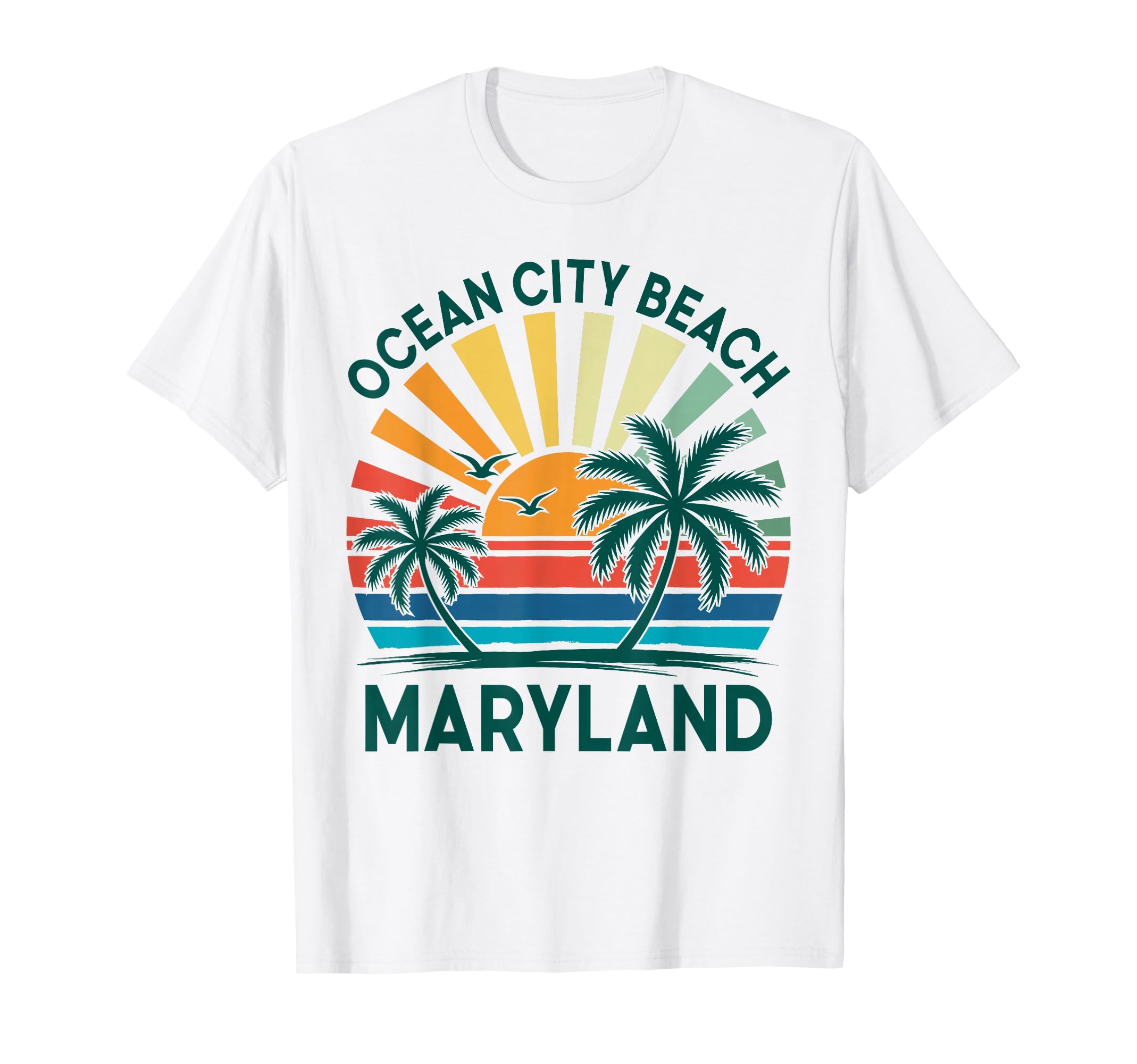 Ocean City Beach Maryland Vacation T-Shirt - Fun Novelty Design Men Women - T-Shirt, Sweatshirt, Hoodie