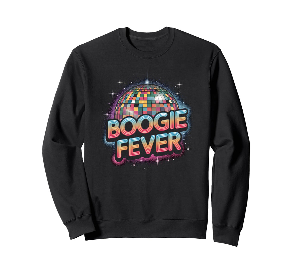 Disco Ball Boogie Fever Sweatshirt - Casual Everyday Wear Men Women - T-Shirt, Sweatshirt, Hoodie