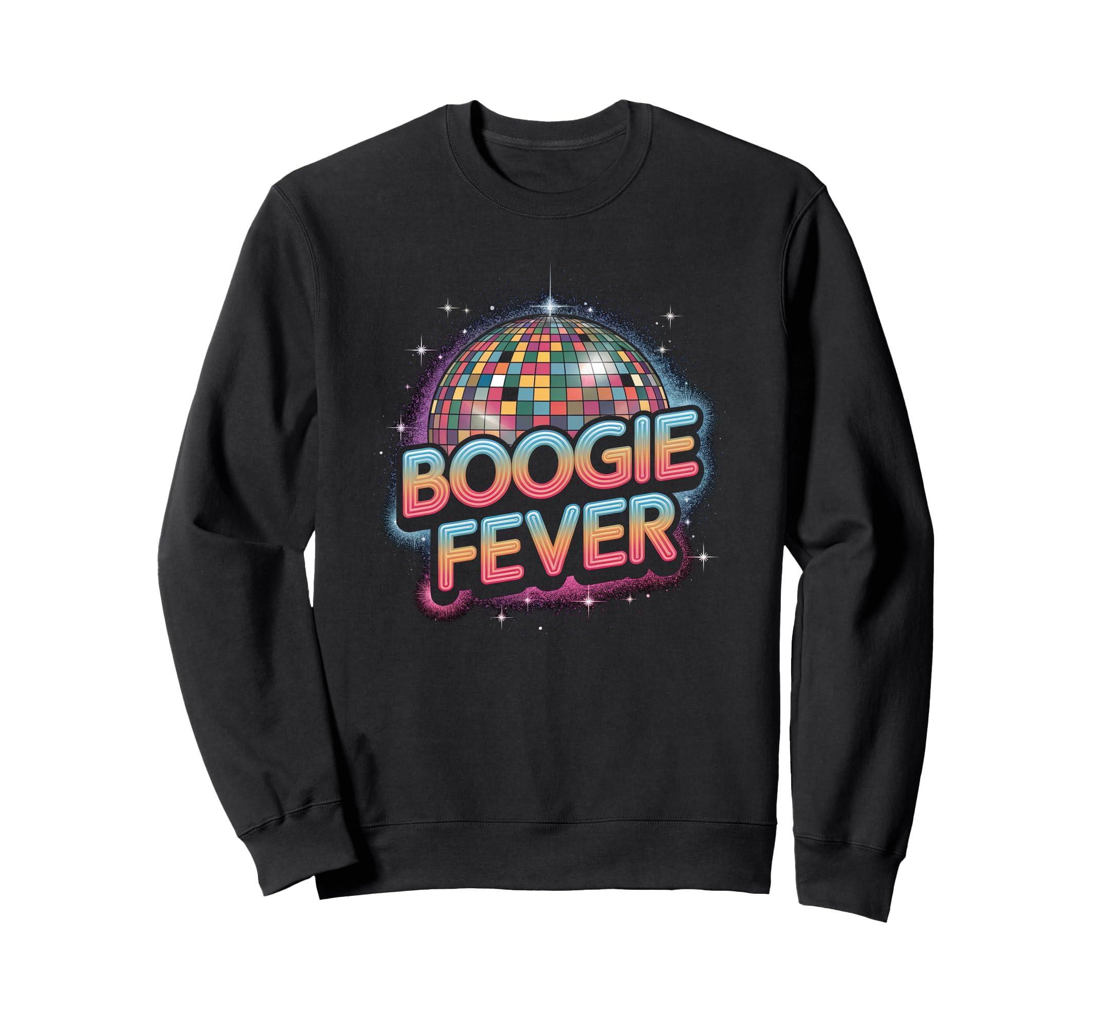 Disco Ball Boogie Fever Sweatshirt - Casual Everyday Wear Men Women - T-Shirt, Sweatshirt, Hoodie