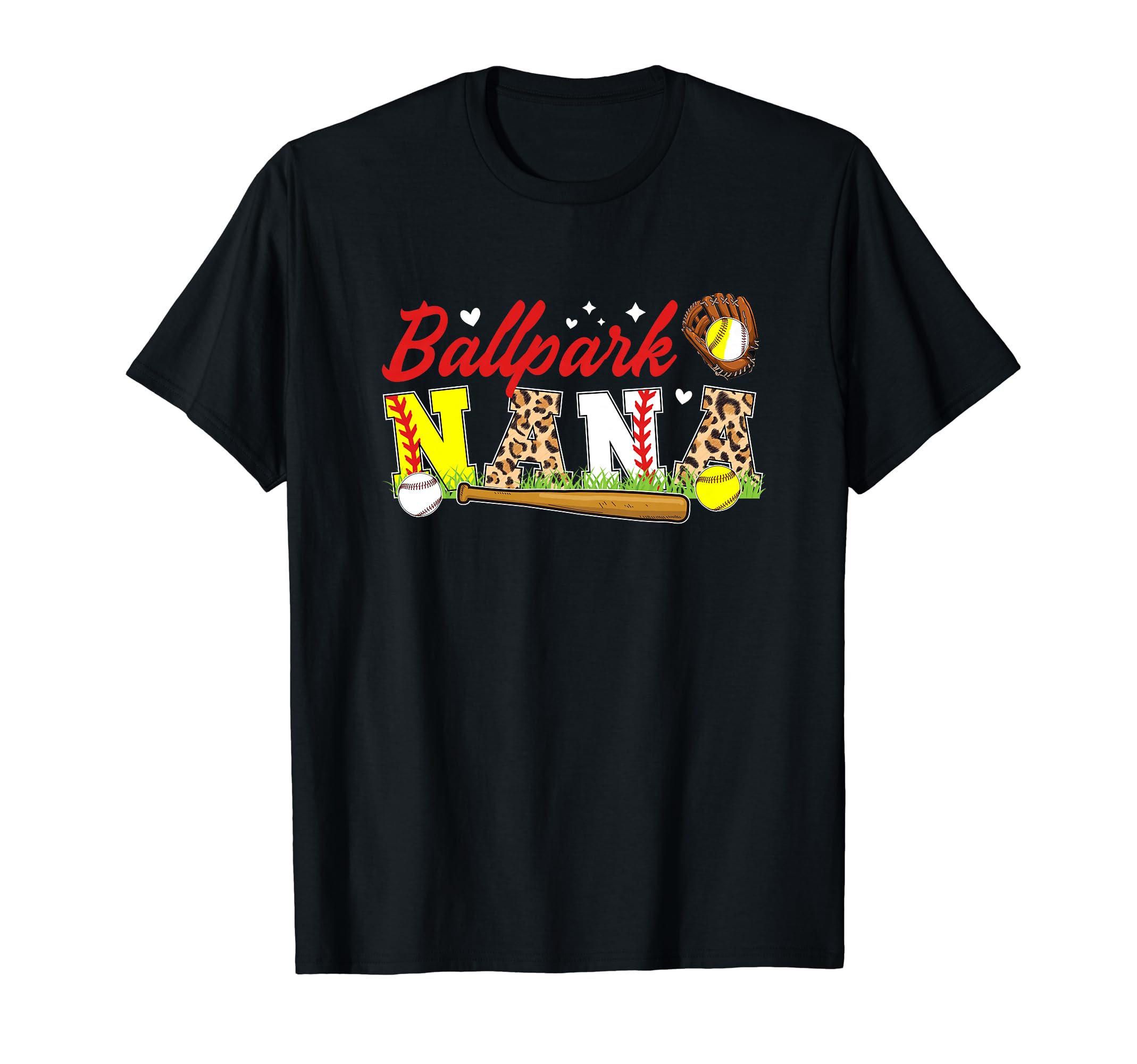 Ballpark Nana Softball Baseball Nana T-Shirt - Streetwear Style Men Women - T-Shirt, Sweatshirt, Hoodie