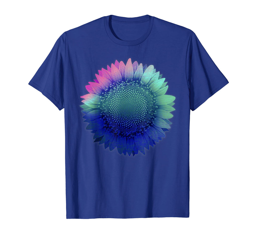 Cyber Aesthetic Sunflower Futurism T-Shirt - Casual Everyday Wear Unisex - T-Shirt, Sweatshirt, Hoodie