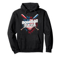 Baseball Mama Ice Cream Drip Hoodie - Casual Everyday Wear for Adults - T-Shirt, Sweatshirt, Hoodie