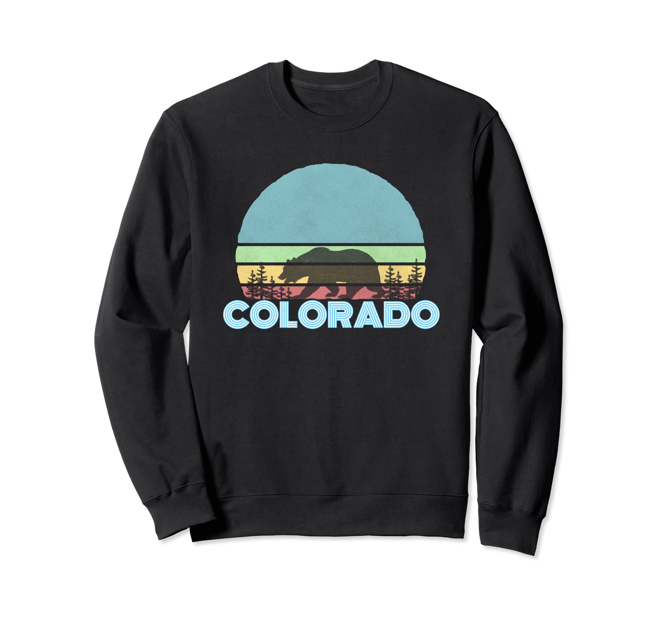 Colorado Distressed Bear Sweatshirt - Graphic Print for Adults - T-Shirt, Sweatshirt, Hoodie
