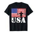Distressed Gymnastic Rings Usa T-Shirt - Minimalist Print for Adults - T-Shirt, Sweatshirt, Hoodie