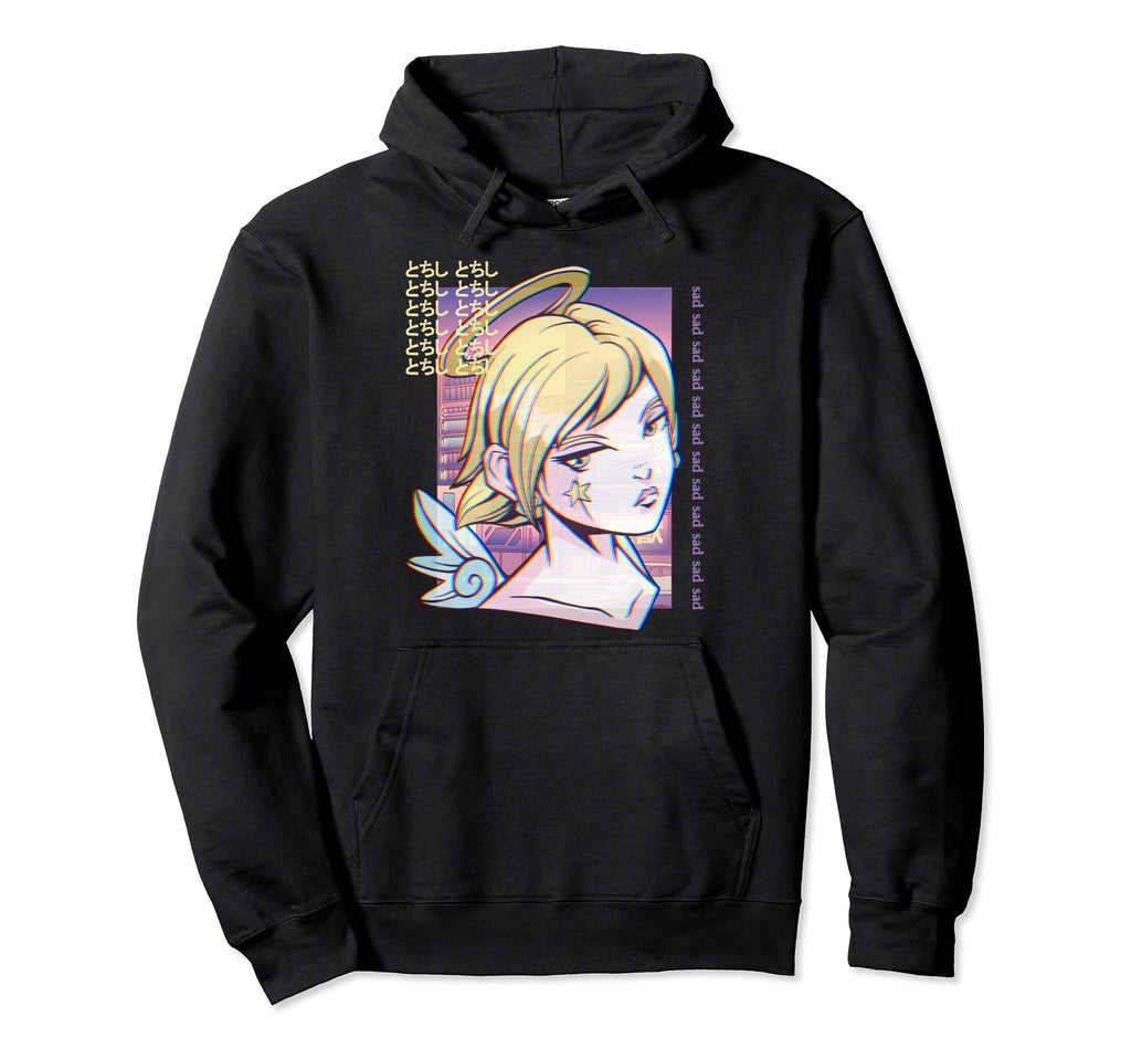 Antisocial Sad Anime Manga Pastel Hoodie - Fun Novelty Design Men Women - T-Shirt, Sweatshirt, Hoodie
