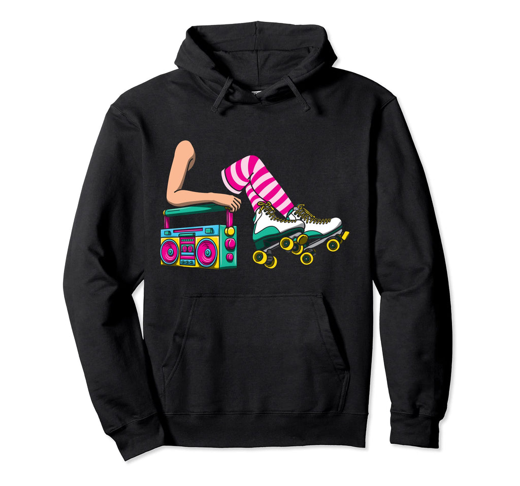 80S Roller Disco Music Lover 80S Cassette Hoodie - Novelty Apparel Unisex - T-Shirt, Sweatshirt, Hoodie