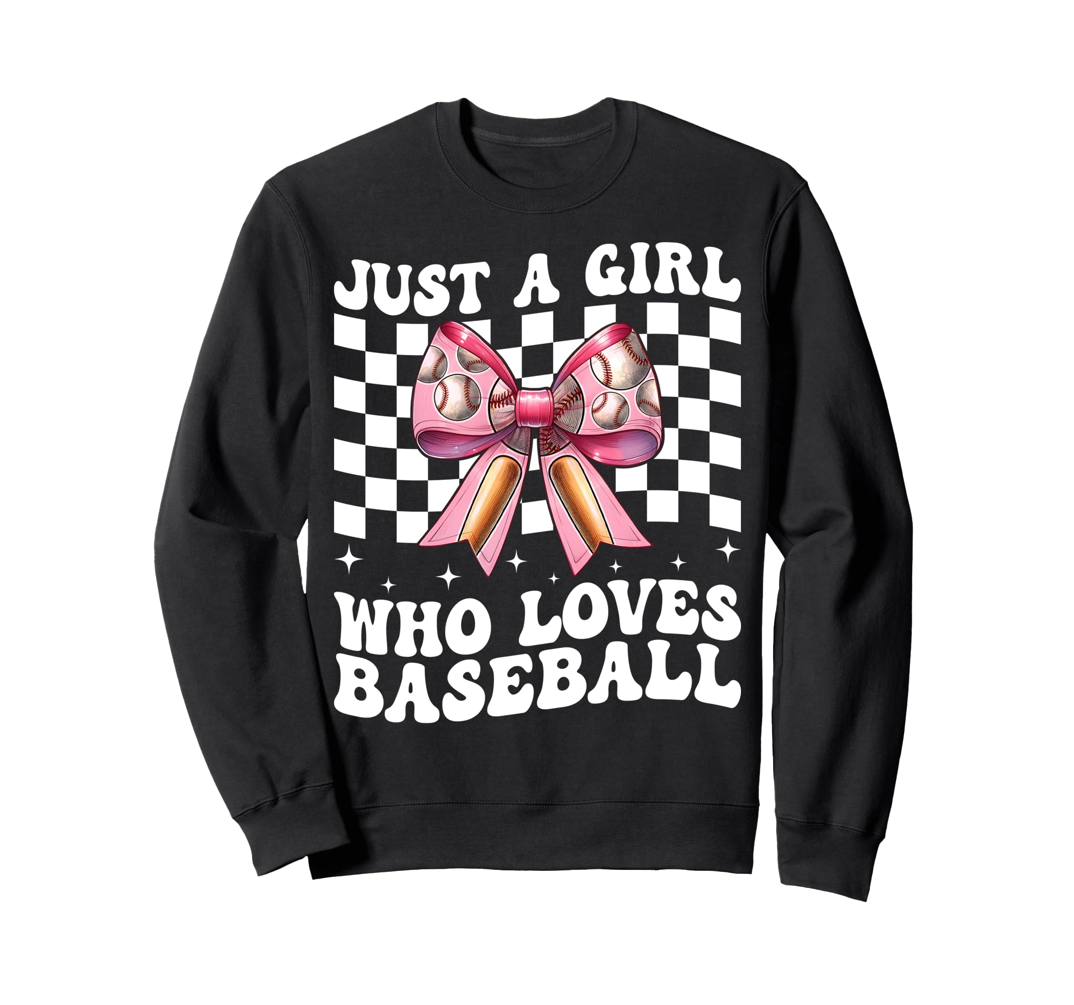 Just Who Loves Baseball Mom Mothers Sweatshirt - Graphic Print for Adults - T-Shirt, Sweatshirt, Hoodie