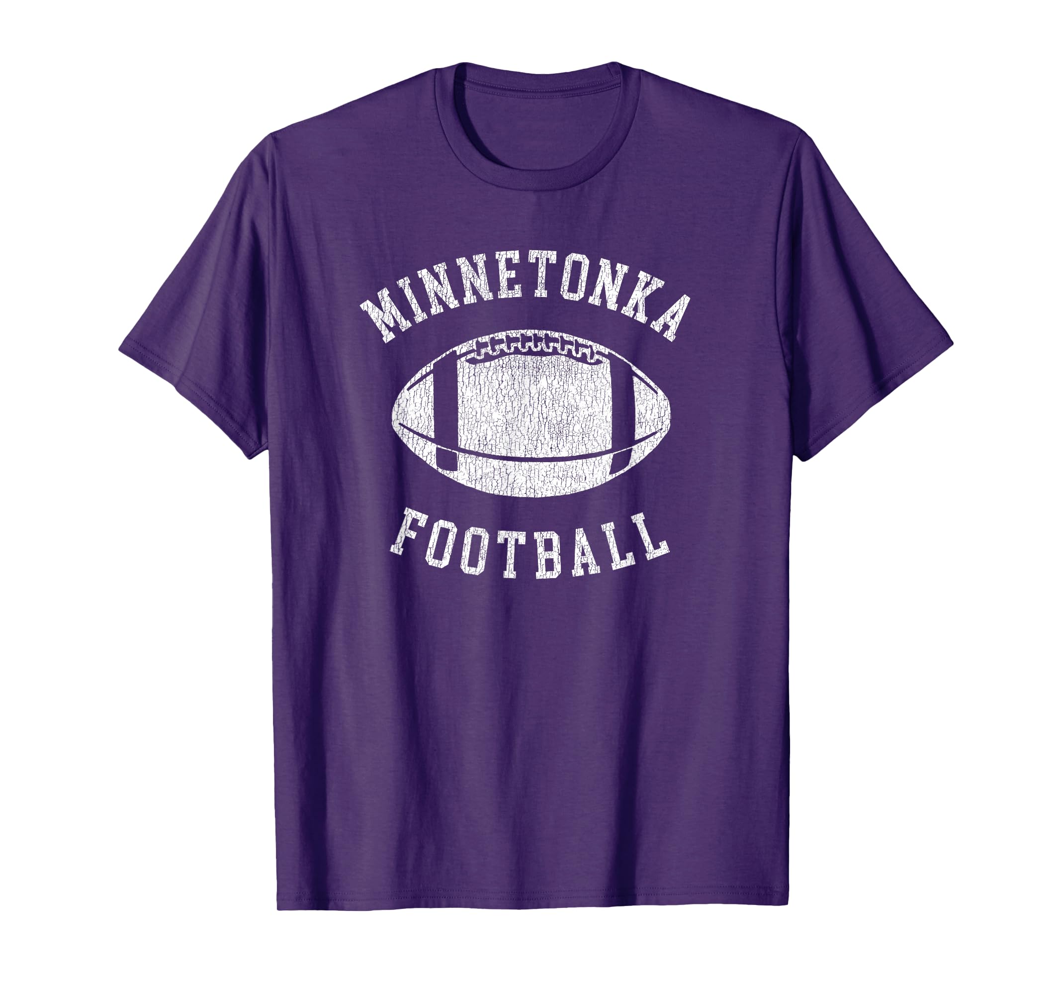 Minnetonka Football Distressed 80S T-Shirt - Aesthetic Graphic for Adults - T-Shirt, Sweatshirt, Hoodie