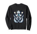 Angelic Cat Light Spirit Boho Sweatshirt - Streetwear Style for Adults - T-Shirt, Sweatshirt, Hoodie