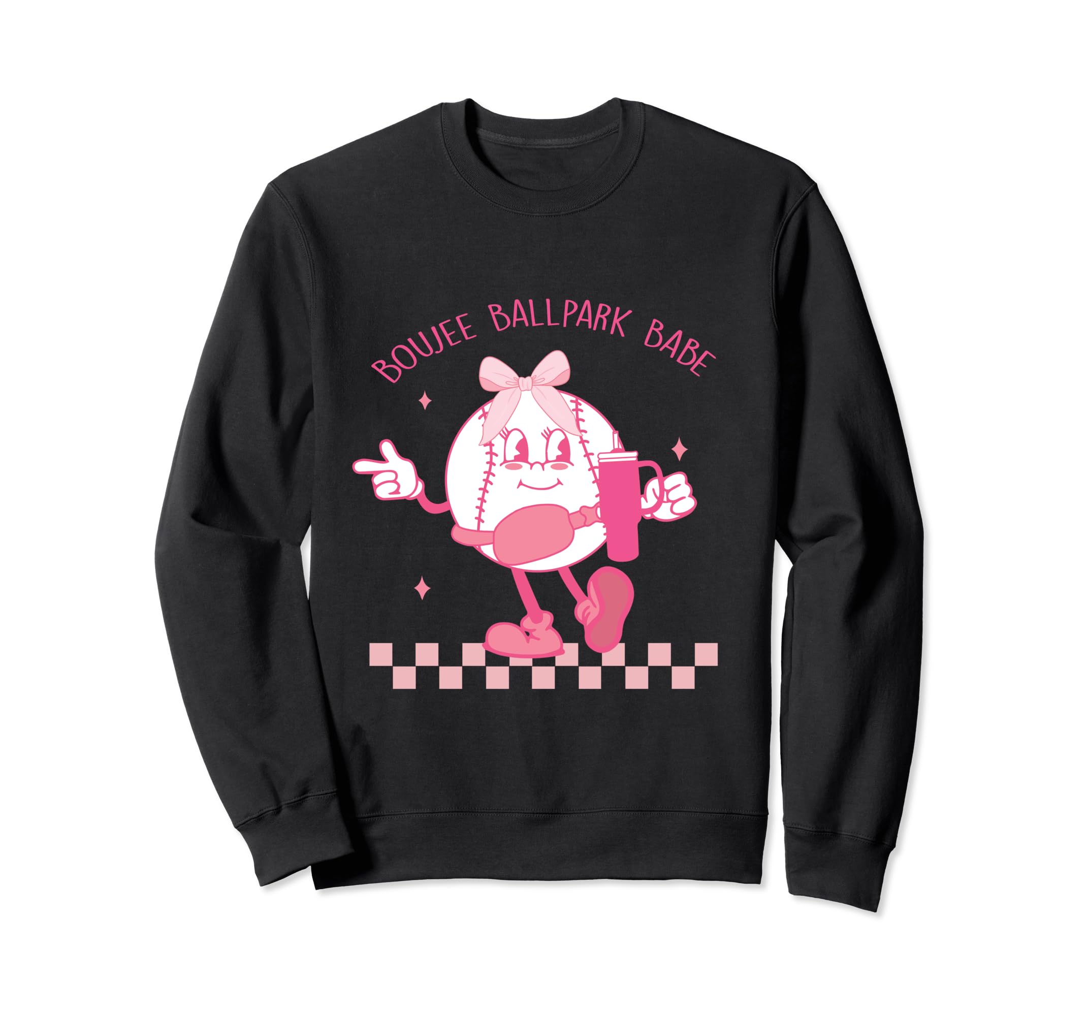 Baseball Boujee Ballpark Babe Sweatshirt - Unique Graphic Men Women - T-Shirt, Sweatshirt, Hoodie