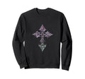 Emo Goth Cross Minimal Gothic Sweatshirt - Fun Novelty Design for Adults - T-Shirt, Sweatshirt, Hoodie