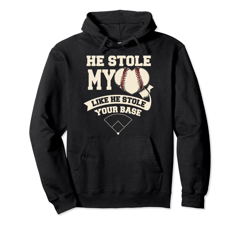 He Stole My Heart Stole Your Base Hoodie - Aesthetic Graphic for Adults - T-Shirt, Sweatshirt, Hoodie