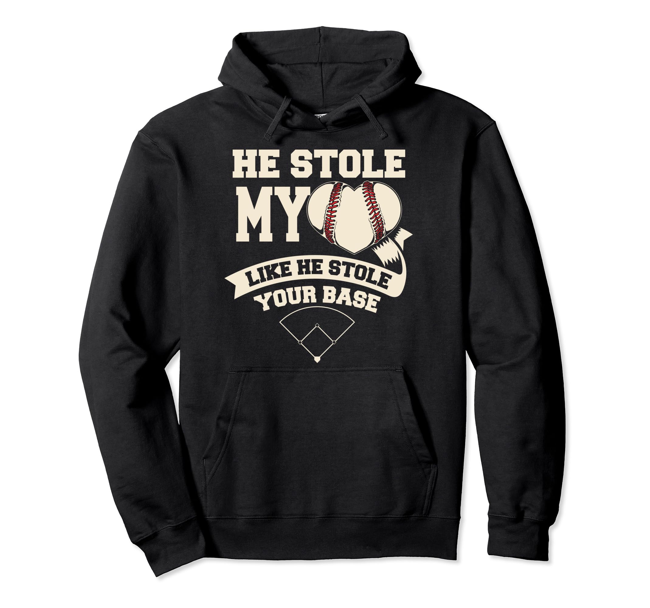 He Stole My Heart Stole Your Base Hoodie - Aesthetic Graphic for Adults - T-Shirt, Sweatshirt, Hoodie