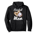Baseball Mom Grandma Leopard Baseball Hoodie - Fun Novelty Design Unisex - T-Shirt, Sweatshirt, Hoodie
