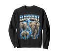 Elephant 80S Funny Elephant 90S Sweatshirt - Custom Art Print Men Women - T-Shirt, Sweatshirt, Hoodie
