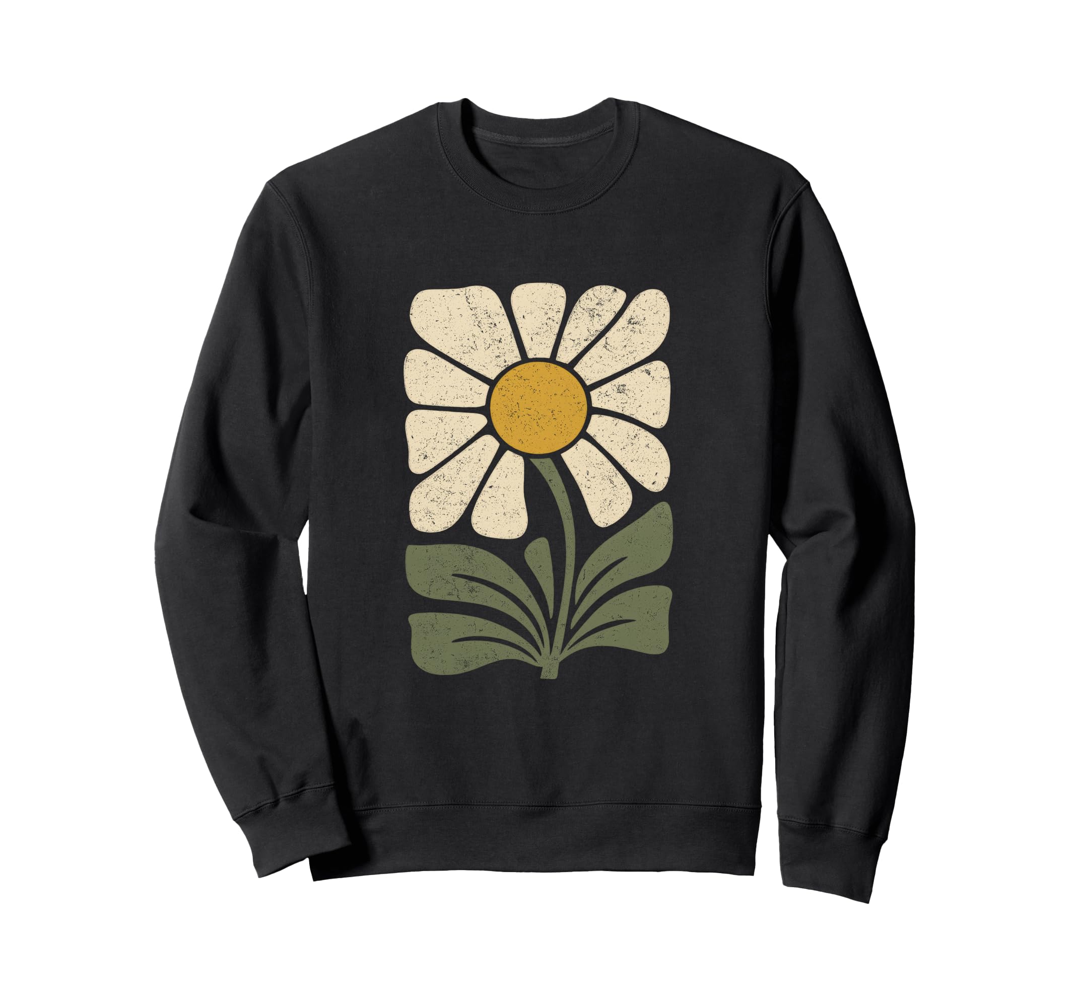 Boho Daisy Flower Wildflower Nature Sweatshirt - Trendy Graphic Unisex - T-Shirt, Sweatshirt, Hoodie