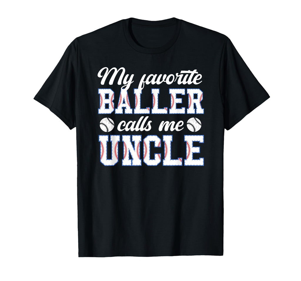 Proud Baseball Uncle Baseball Player T-Shirt - Novelty Apparel for Adults - T-Shirt, Sweatshirt, Hoodie